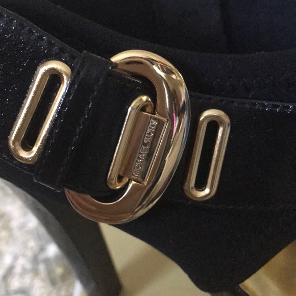 Michael Kors Morgen Platform, Black, size 7.5M - Picture 4 of 8